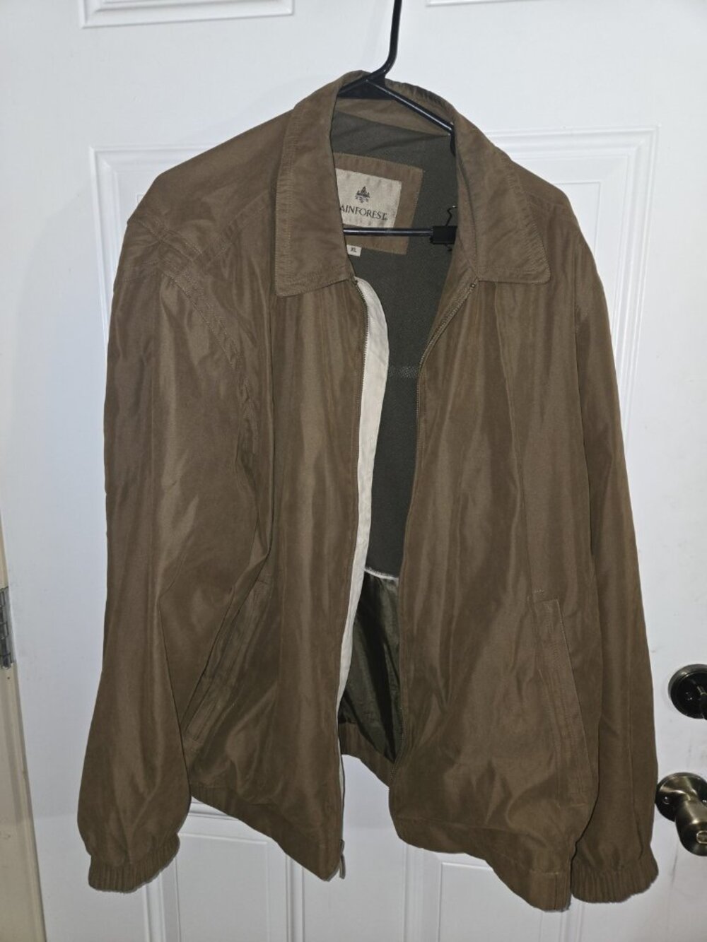 Rainforest Men’s X-Large Tan\brown Bomber Jacket